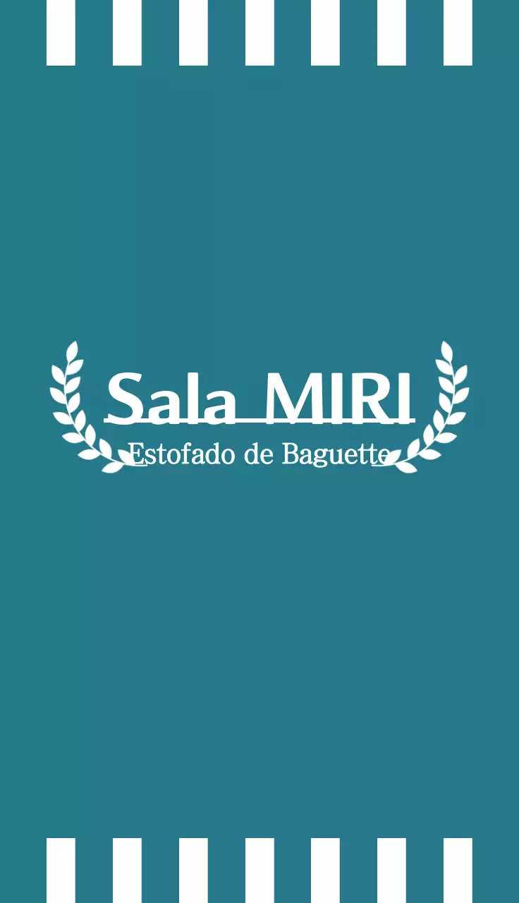 Tarjeta de presentación promocional con receta sencilla de restaurante.