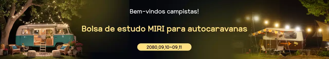 Evento de acampamento vintage marrom