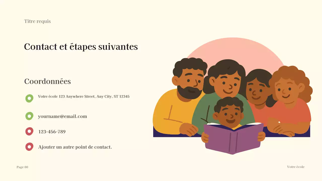 Présentation de la conception de l'aperçu de l'année scolaire