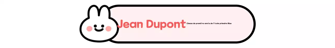 Carte de visite promotionnelle pour l'école « White Baby Cute »