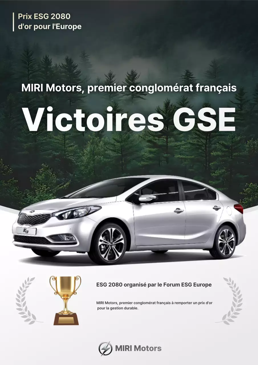 Promotion de voitures grises modernes et durables