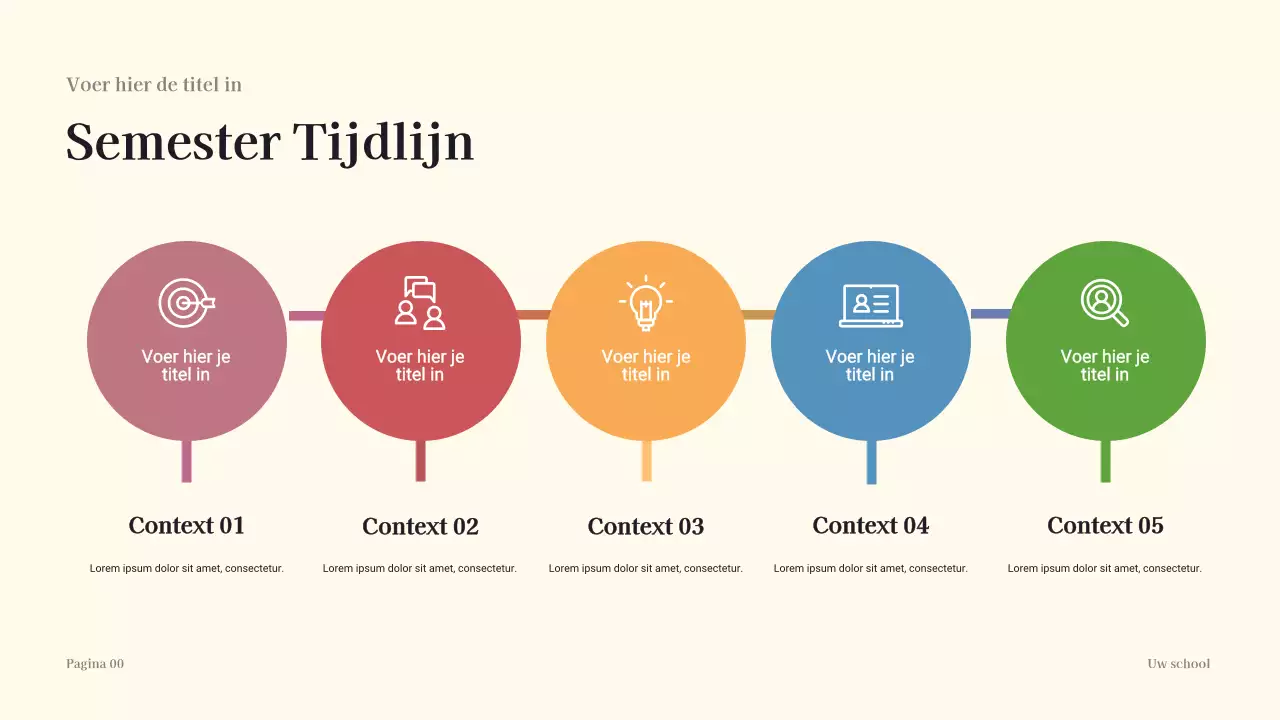 Schooljaar Overzicht Ontwerp Presentatie