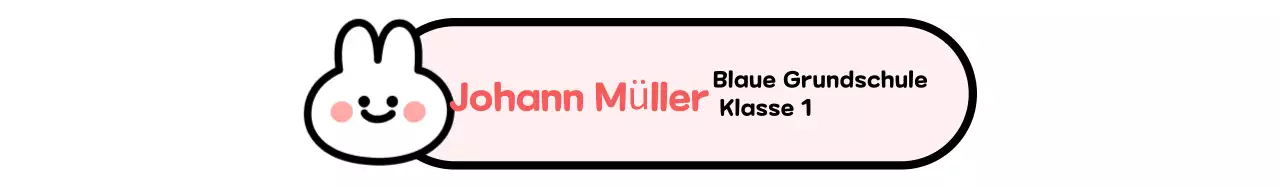 Weiße Baby-niedliche Schulwerbe-Visitenkarte