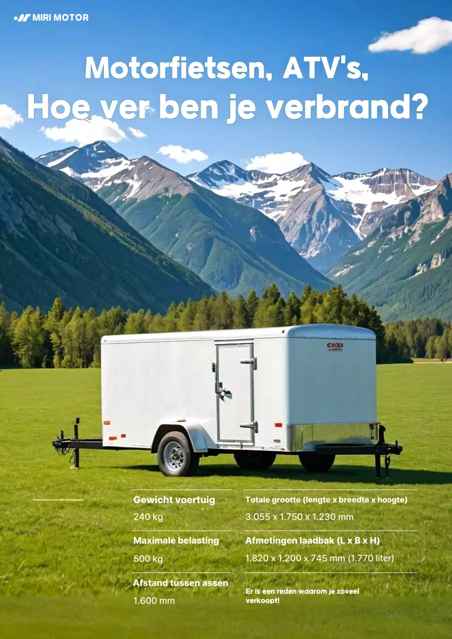 Groene moderne auto-advertentie