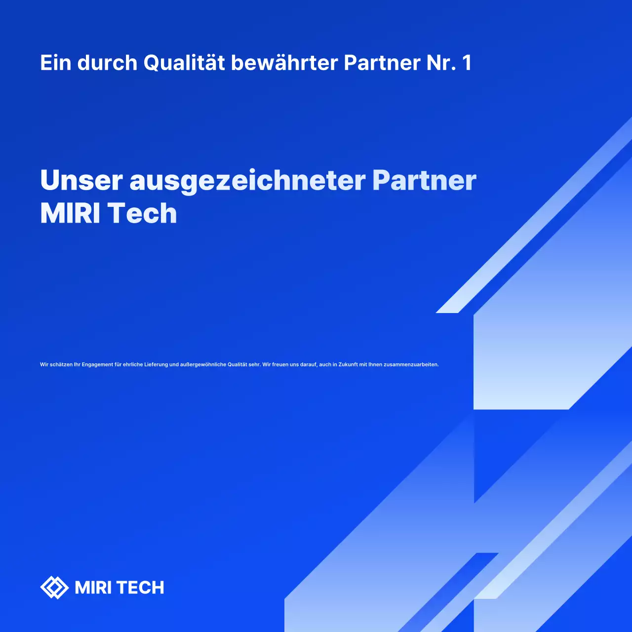 Blue Modern Car Partnerschaftsaktion