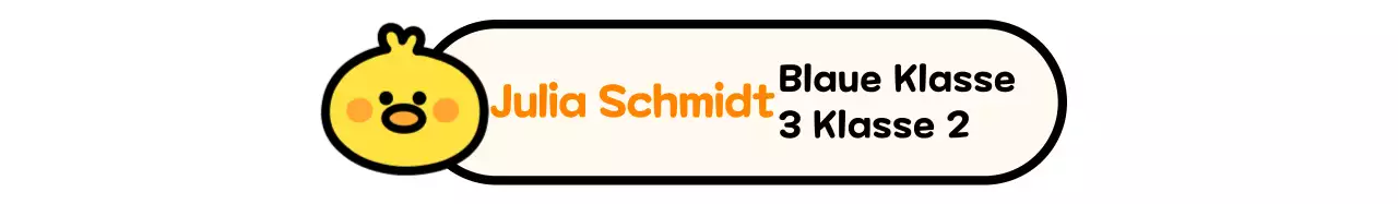 Weiße Baby-niedliche Schulwerbe-Visitenkarte