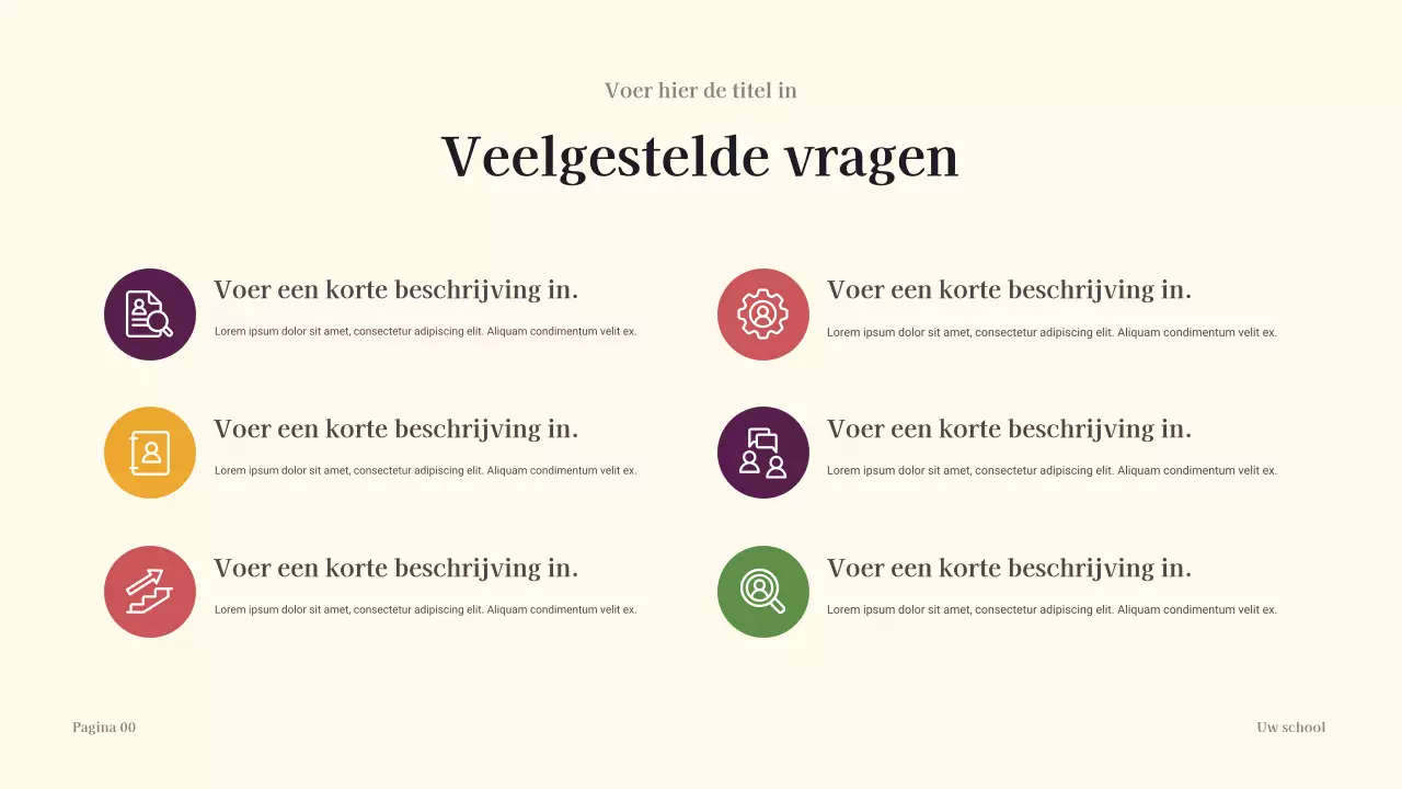 Schooljaar Overzicht Ontwerp Presentatie