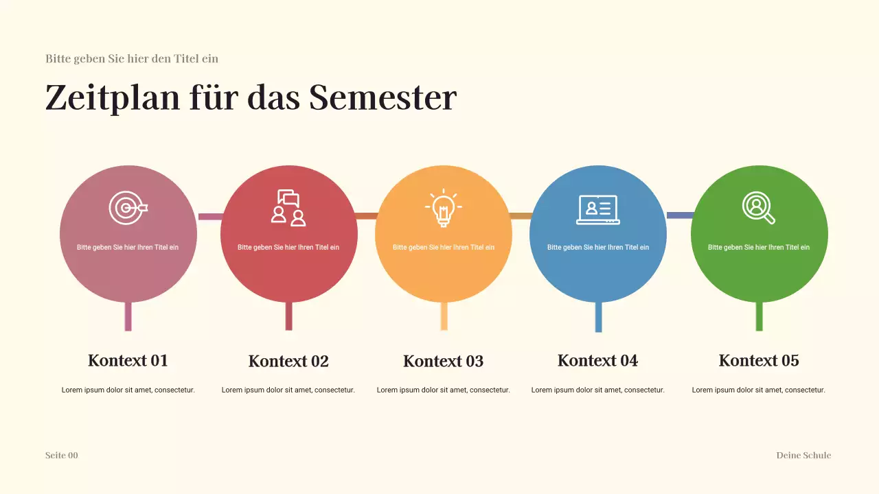 Schuljahresübersicht Präsentation