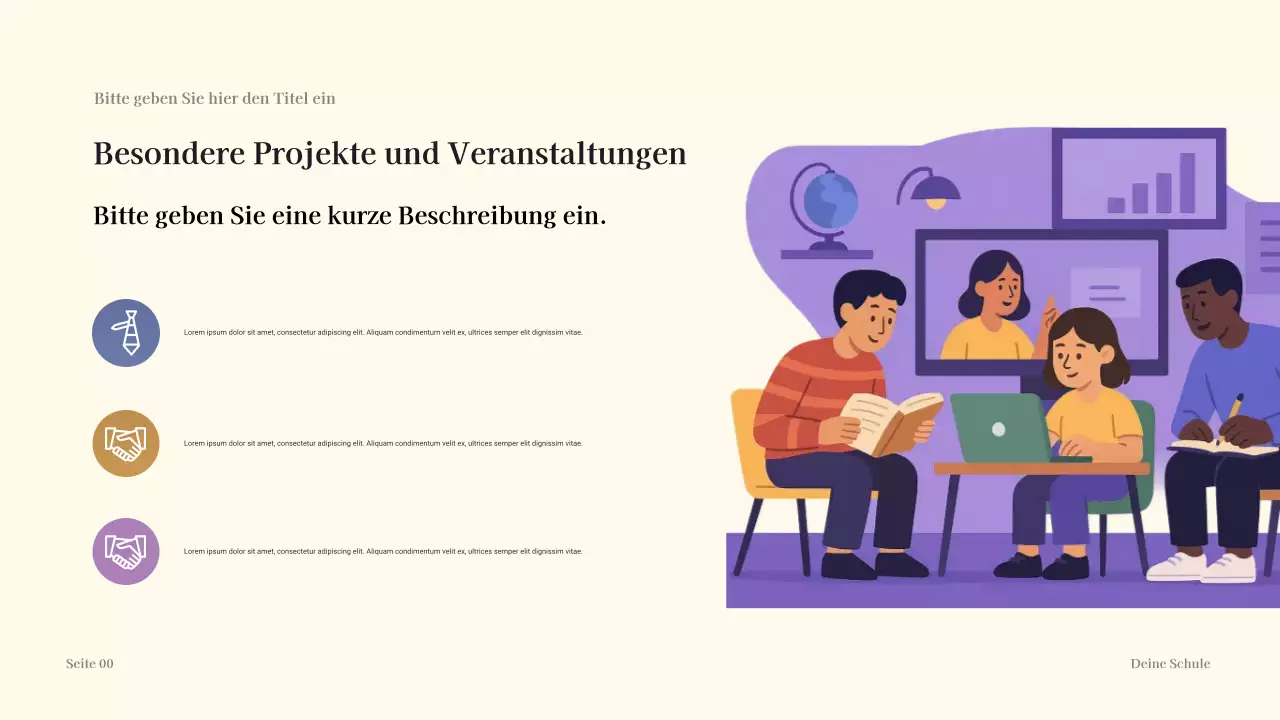 Schuljahresübersicht Präsentation