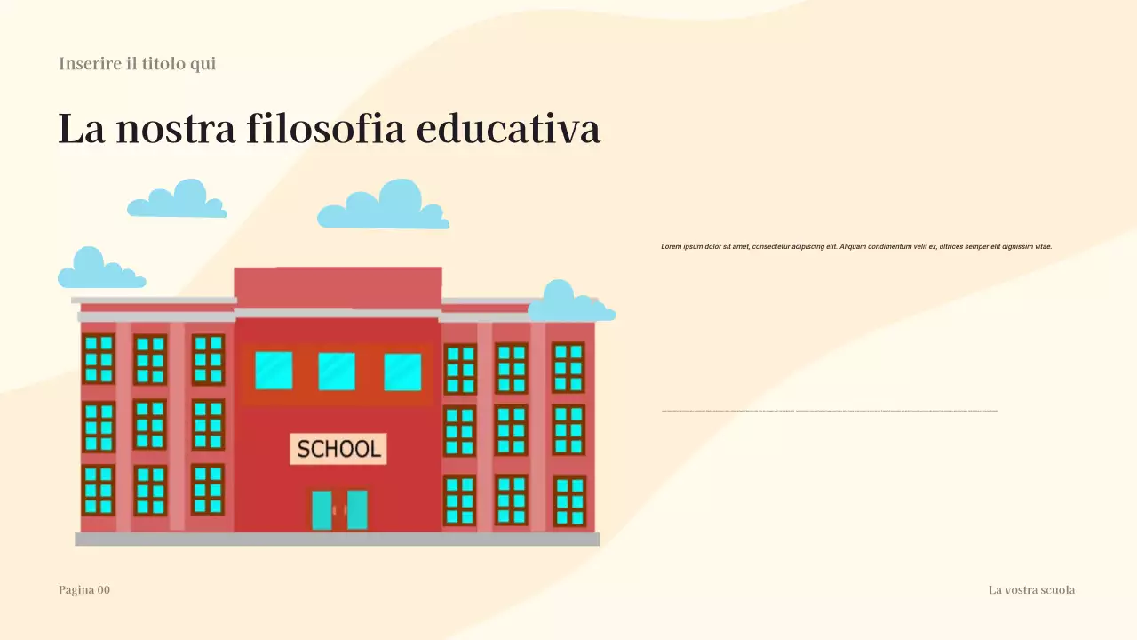 Presentazione del progetto di panoramica dell'anno scolastico