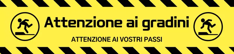 Guida di base per le precauzioni sulle scale gialle