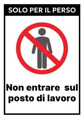 Cartello rosso di divieto di accesso alle auto