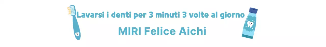 Campagna per la cura dei denti da latte Sky Blue