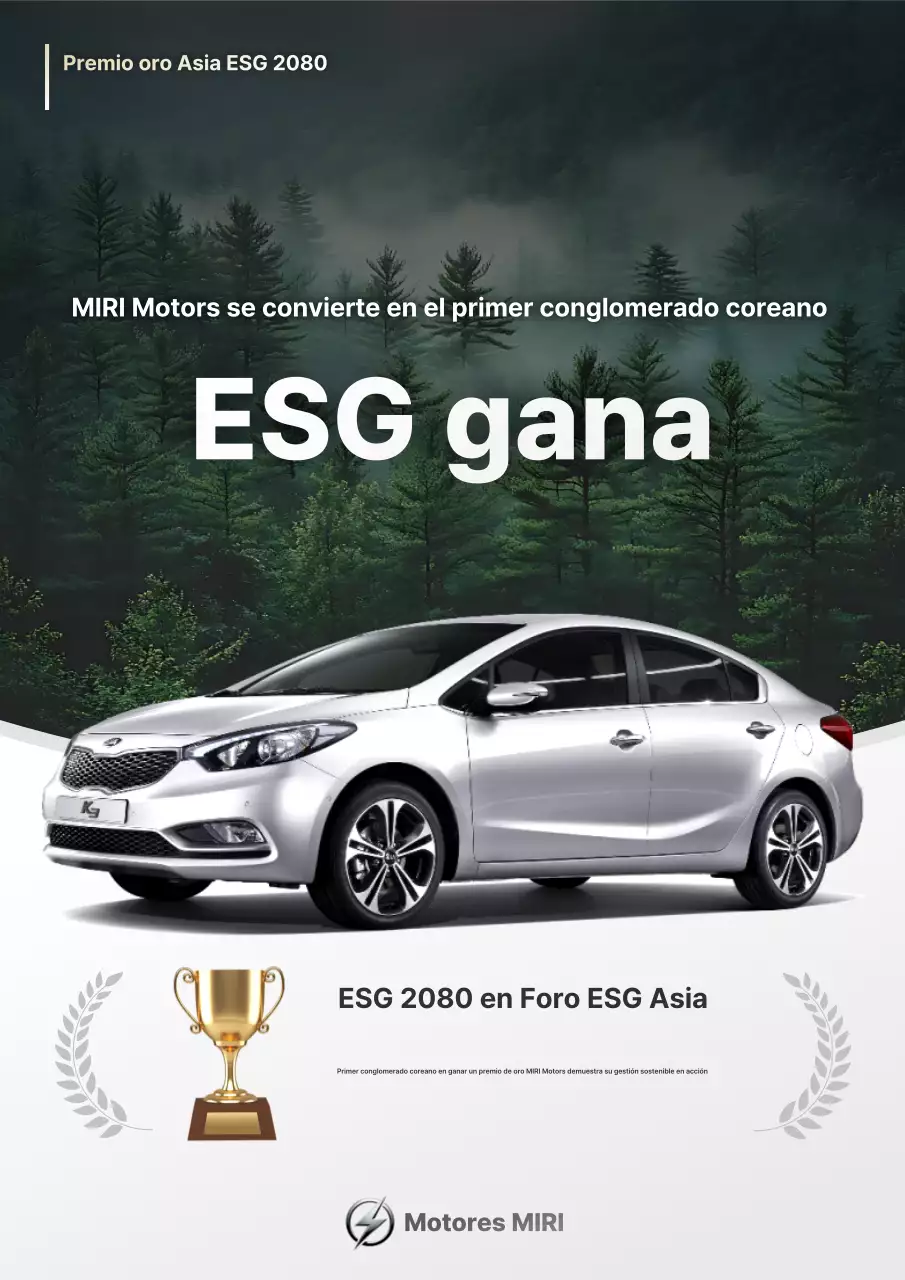 Promoción de coches sostenibles modernos de color gris