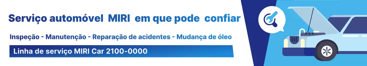 Anúncio de carro simples azul