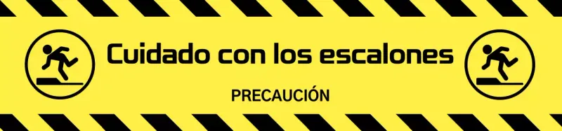 Guía básica de precauciones para escaleras amarillas