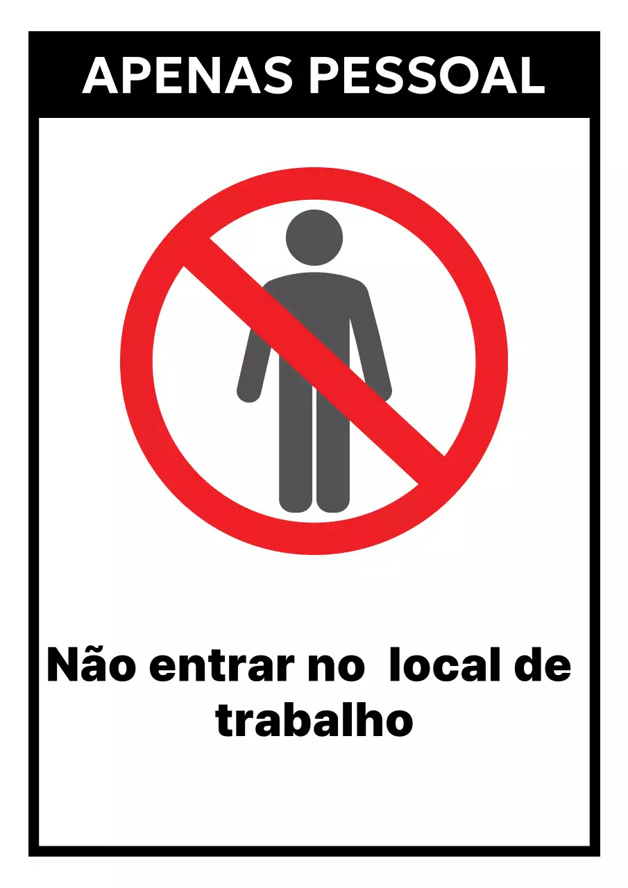 Aviso de proibição de entrada de carros simples vermelhos