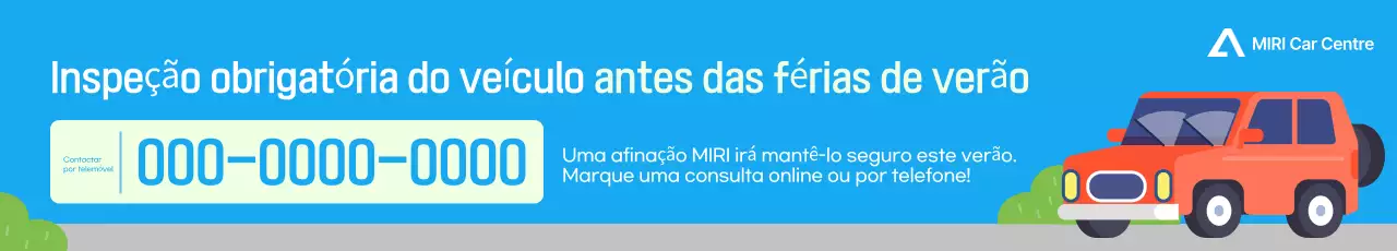Promoção de Inspeção Veicular Simples Azul