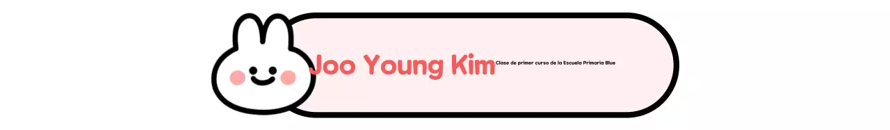 Tarjeta promocional escolar con diseño de bebé blanco