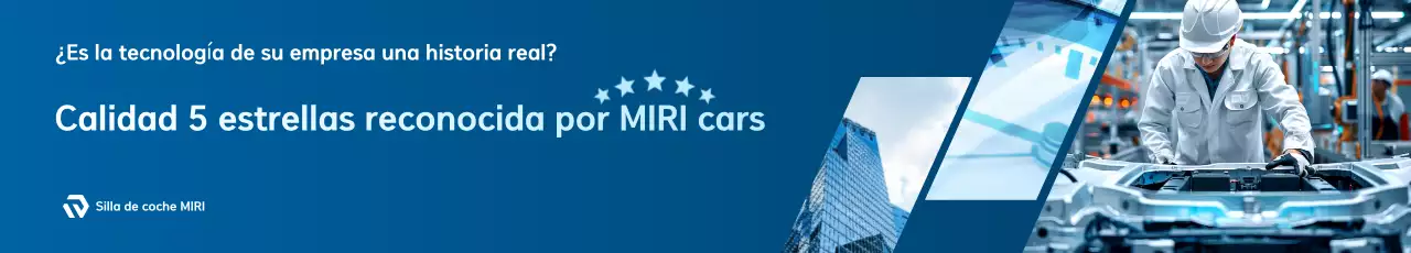 Anuncio de tecnología de automóviles modernos azules