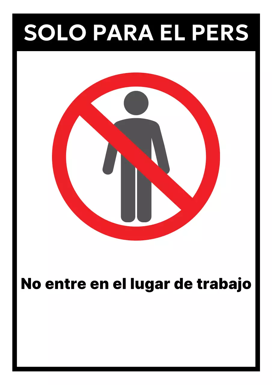 Aviso simple rojo de prohibición de entrada de vehículos