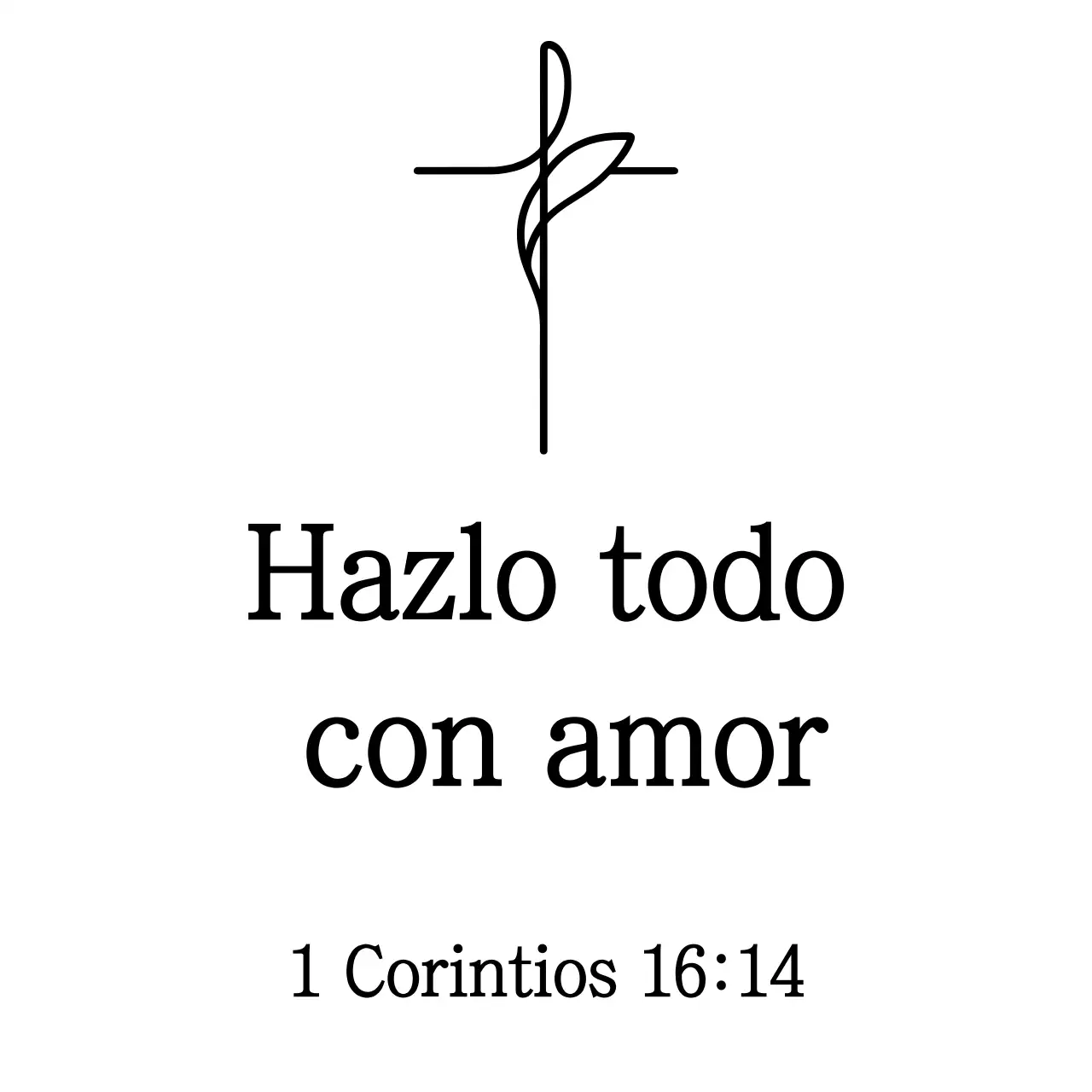 Portafolio religioso simple negro