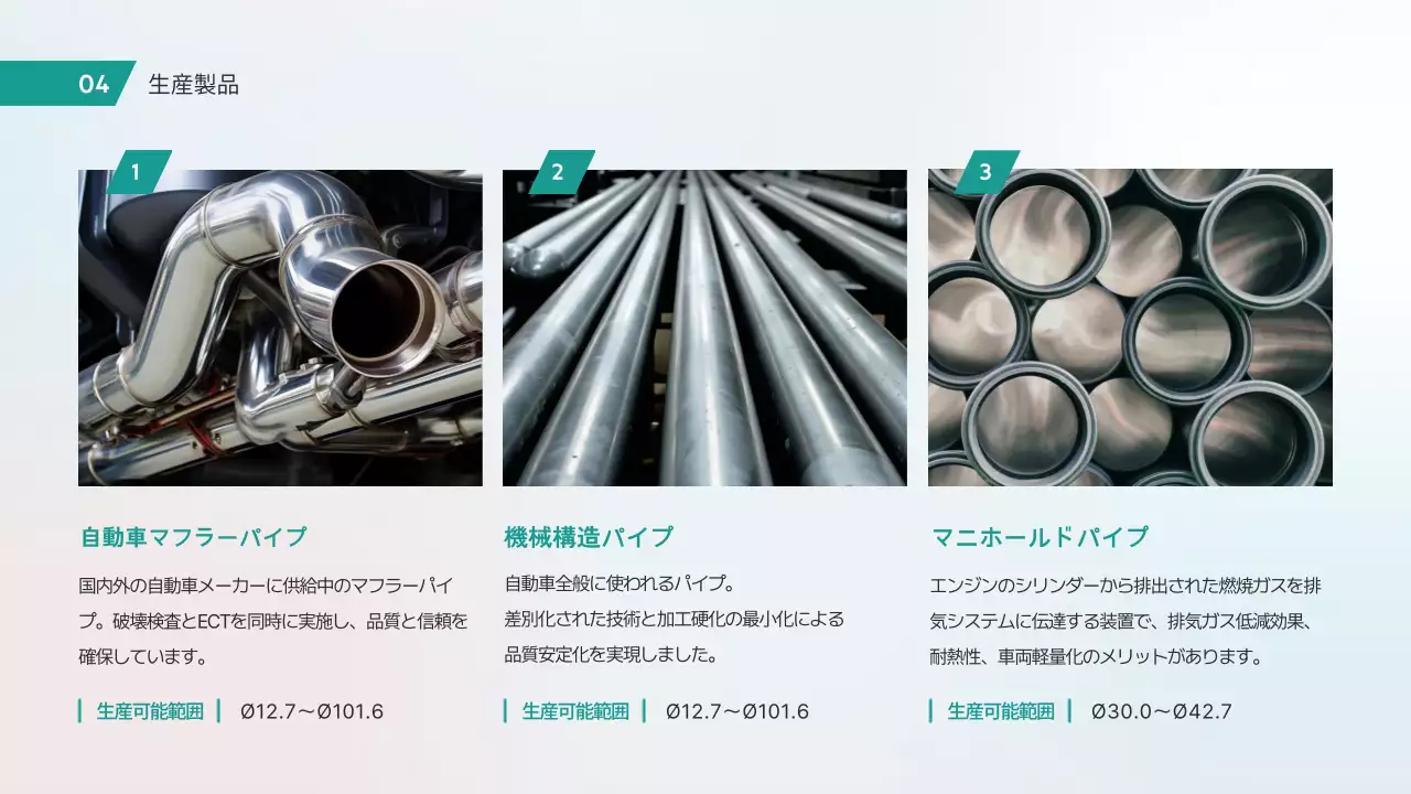 白 幾何学 技術 パンフレット