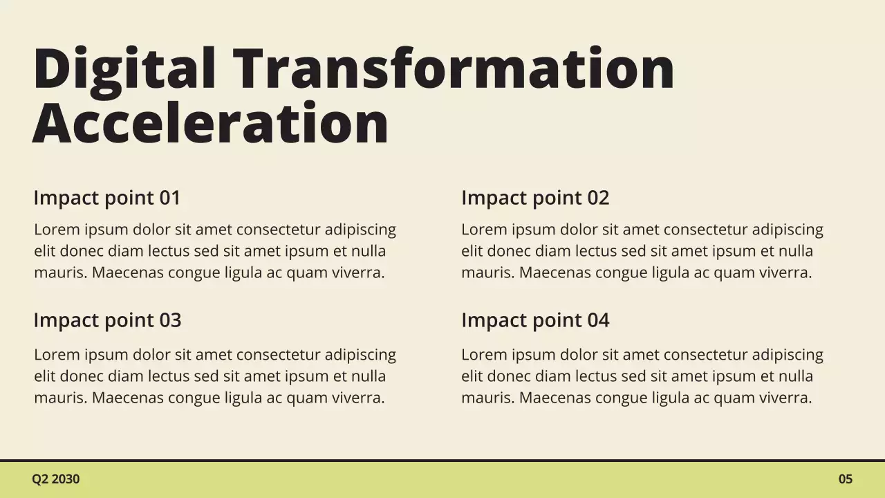 Green Market Trends Report Presentation