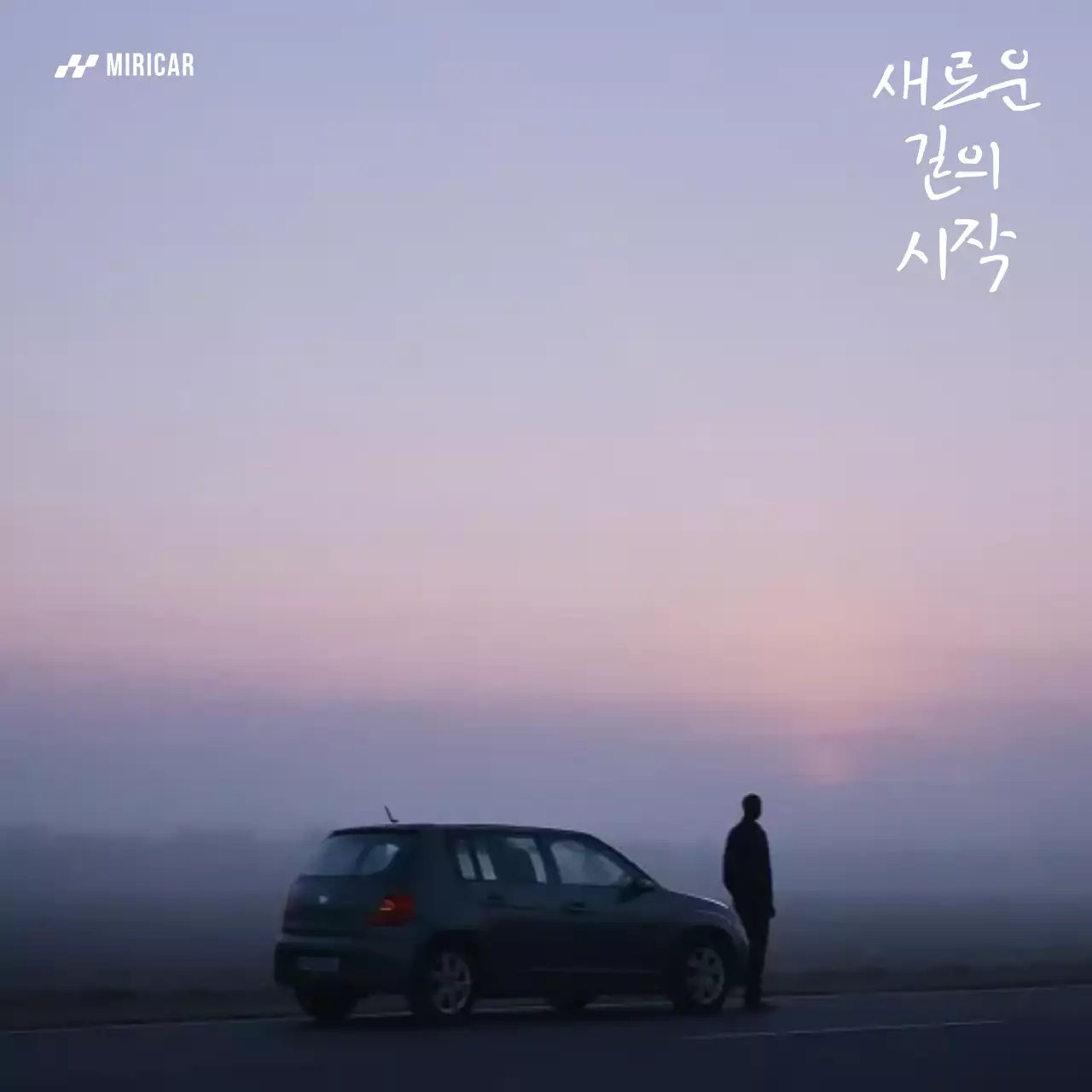 연보라 심플 여행 광고