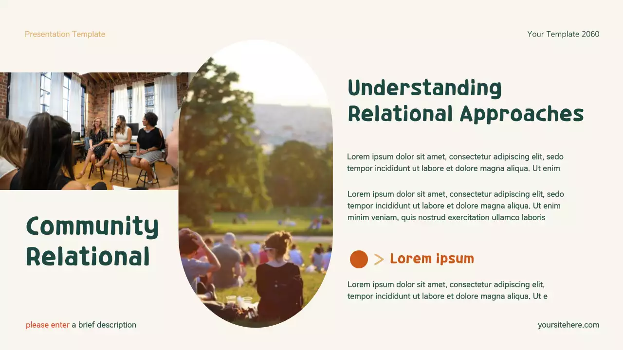 Green and Orange Modern Family and Inclusivity Presentation