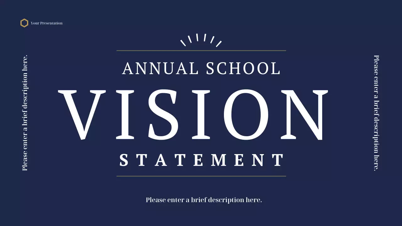 Navy Classic School Vision and Goals Presentation