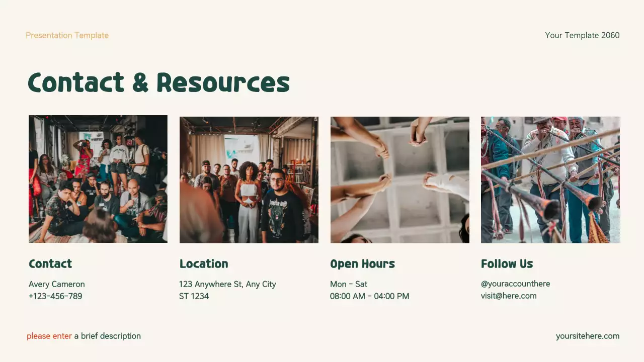 Green and Orange Modern Family and Inclusivity Presentation