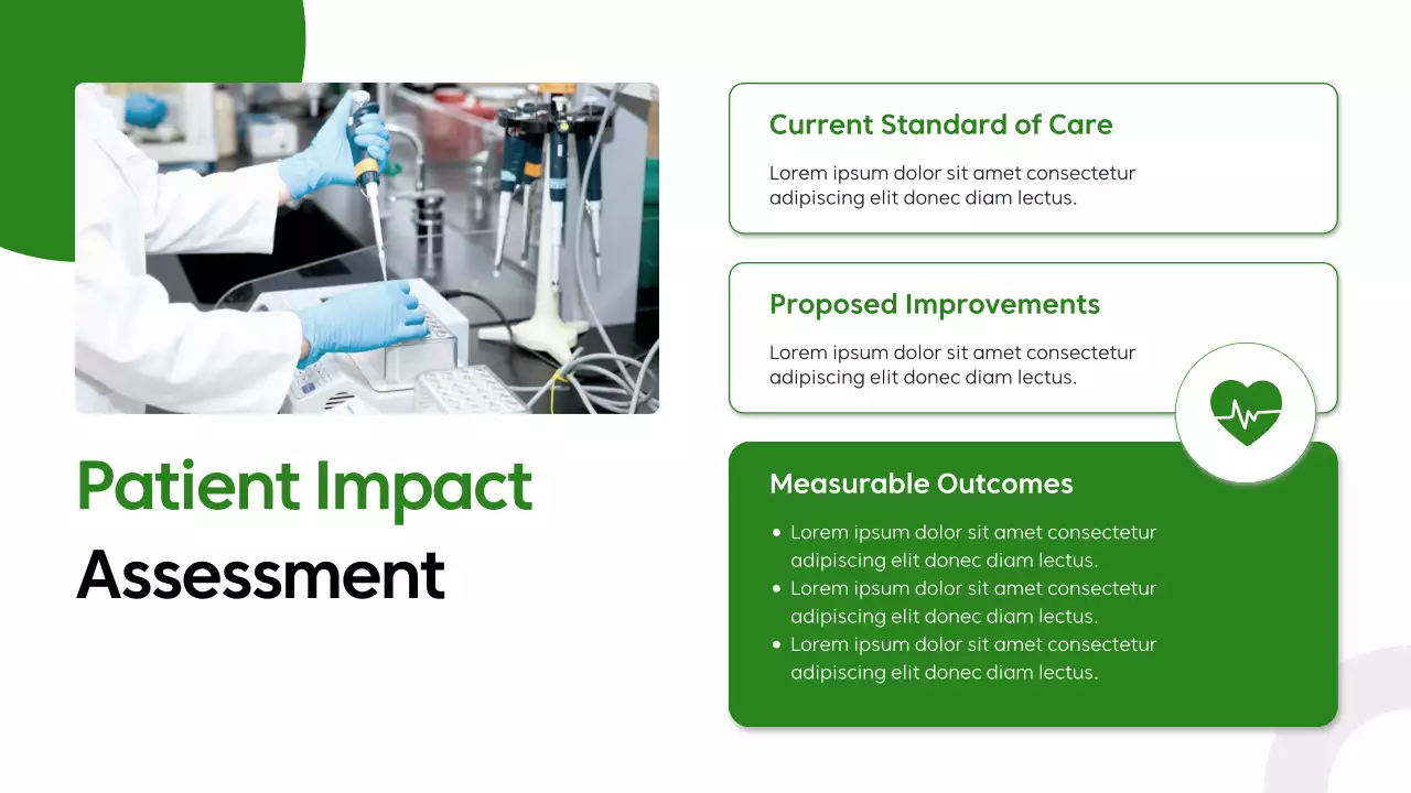 Green Modern Healthcare Presentation