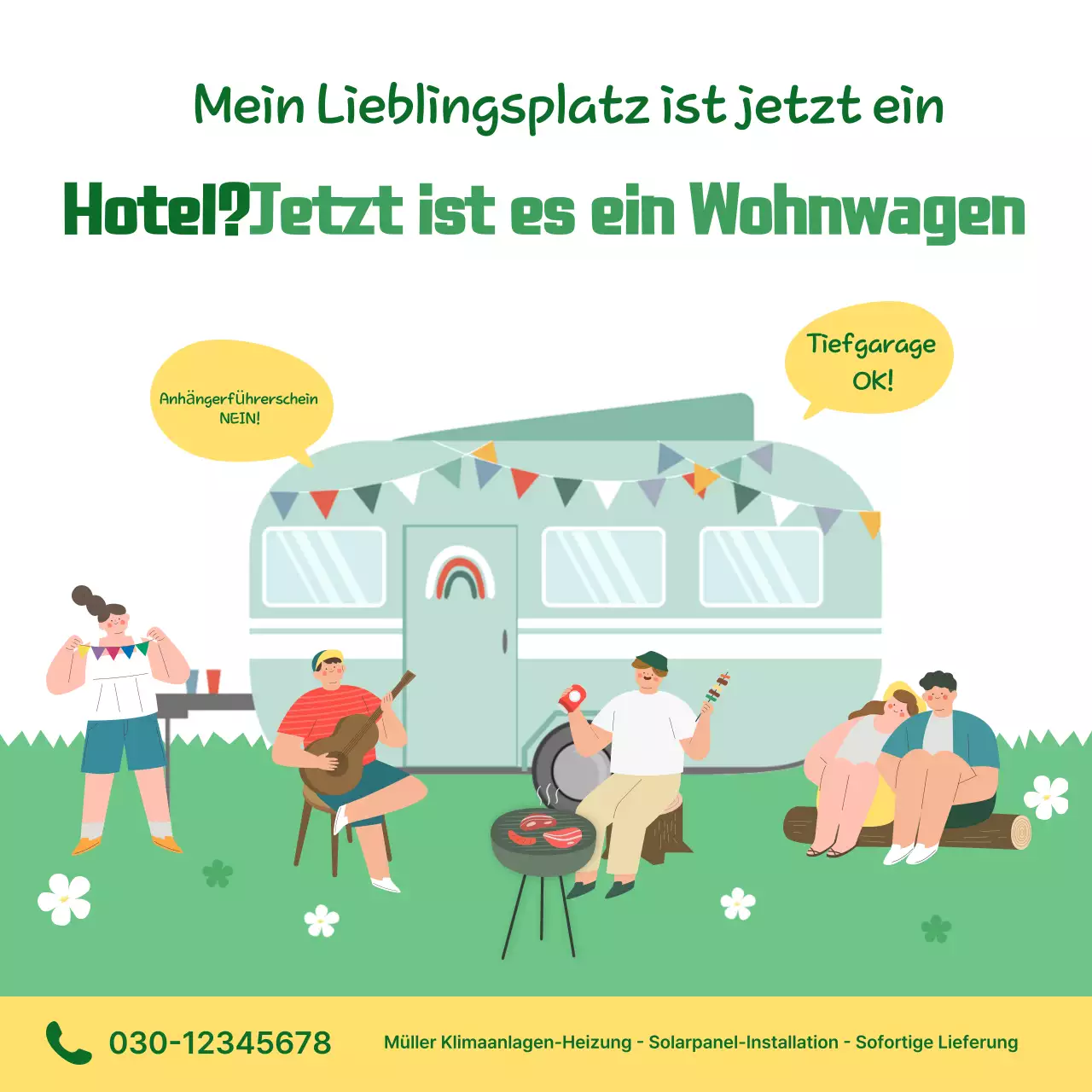 Illustration Caravan Promotion