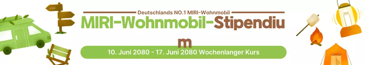 Niedliches Camping-Club-Event-Banner