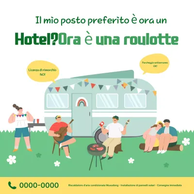 Illustrazione Caravan Promotion