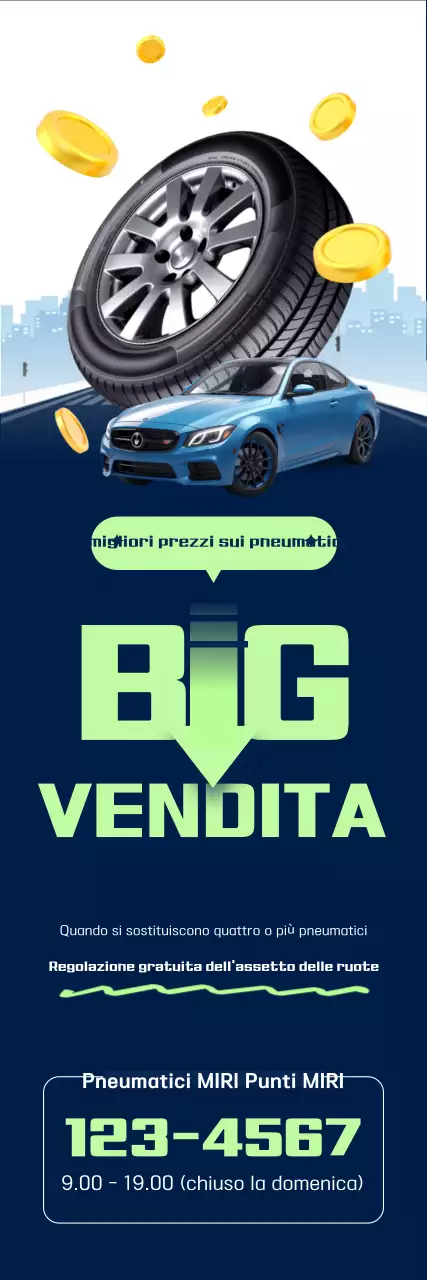 Sconto pneumatici auto blu