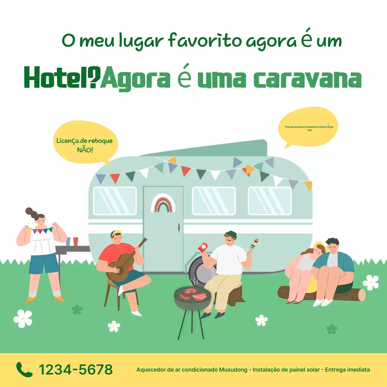 Promoção de Caravana de Ilustração