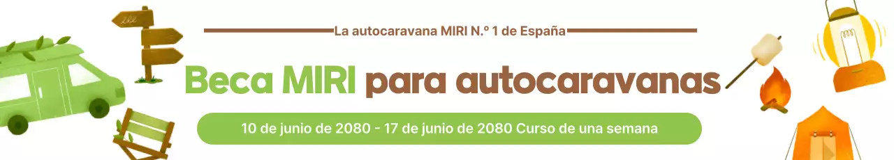 Bonita pancarta para el evento del club de acampada.