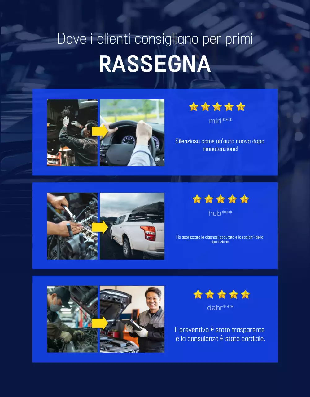 Pubblicità di Blue Modern Auto Repair