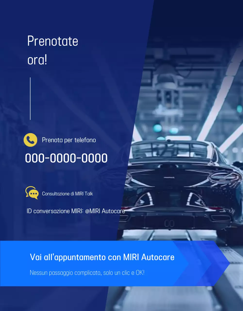 Pubblicità di Blue Modern Auto Repair