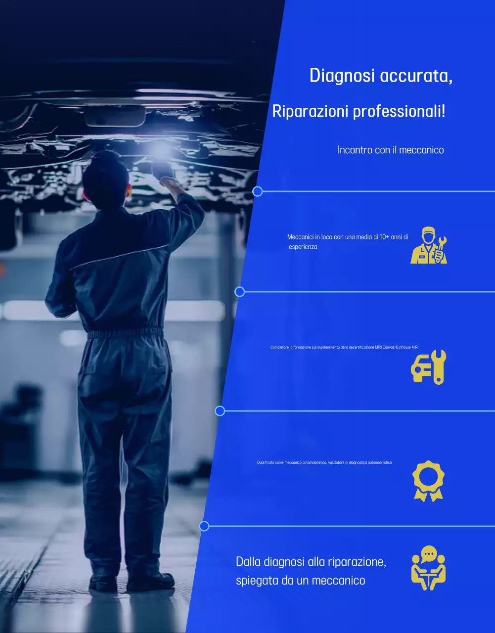 Pubblicità di Blue Modern Auto Repair