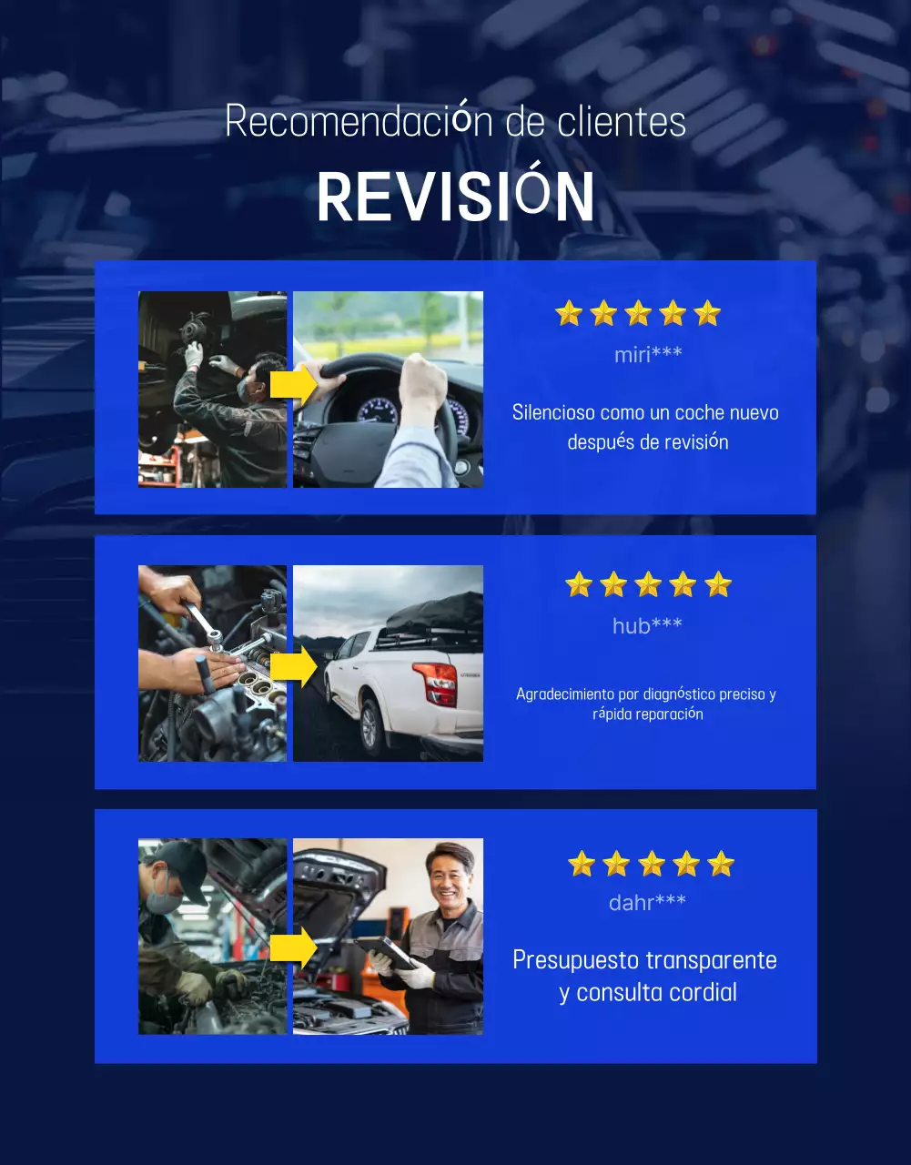 Anuncio de Blue Modern Auto Repair