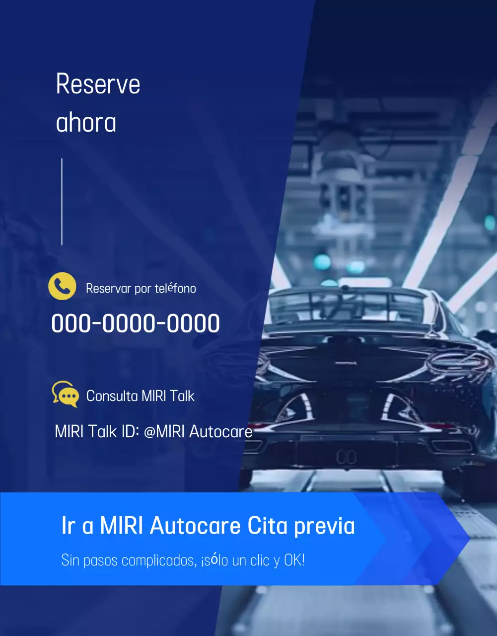 Anuncio de Blue Modern Auto Repair