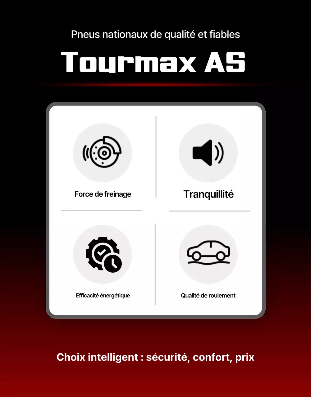 publicité pour une voiture moderne rouge