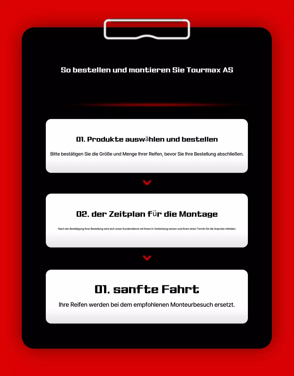 rote moderne Autowerbung