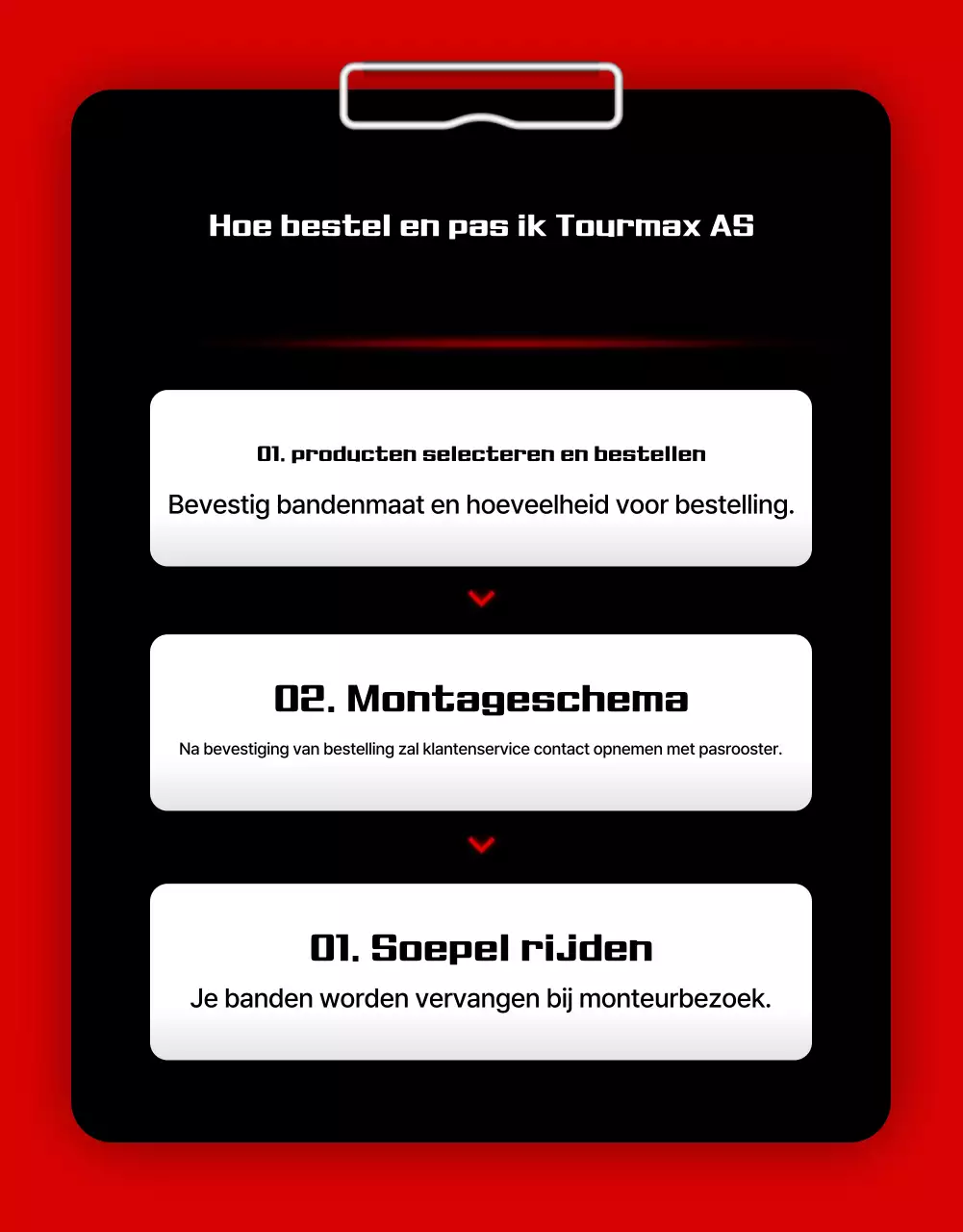 rode moderne auto reclame