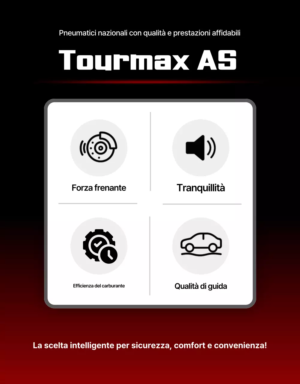 pubblicità di auto moderna rossa