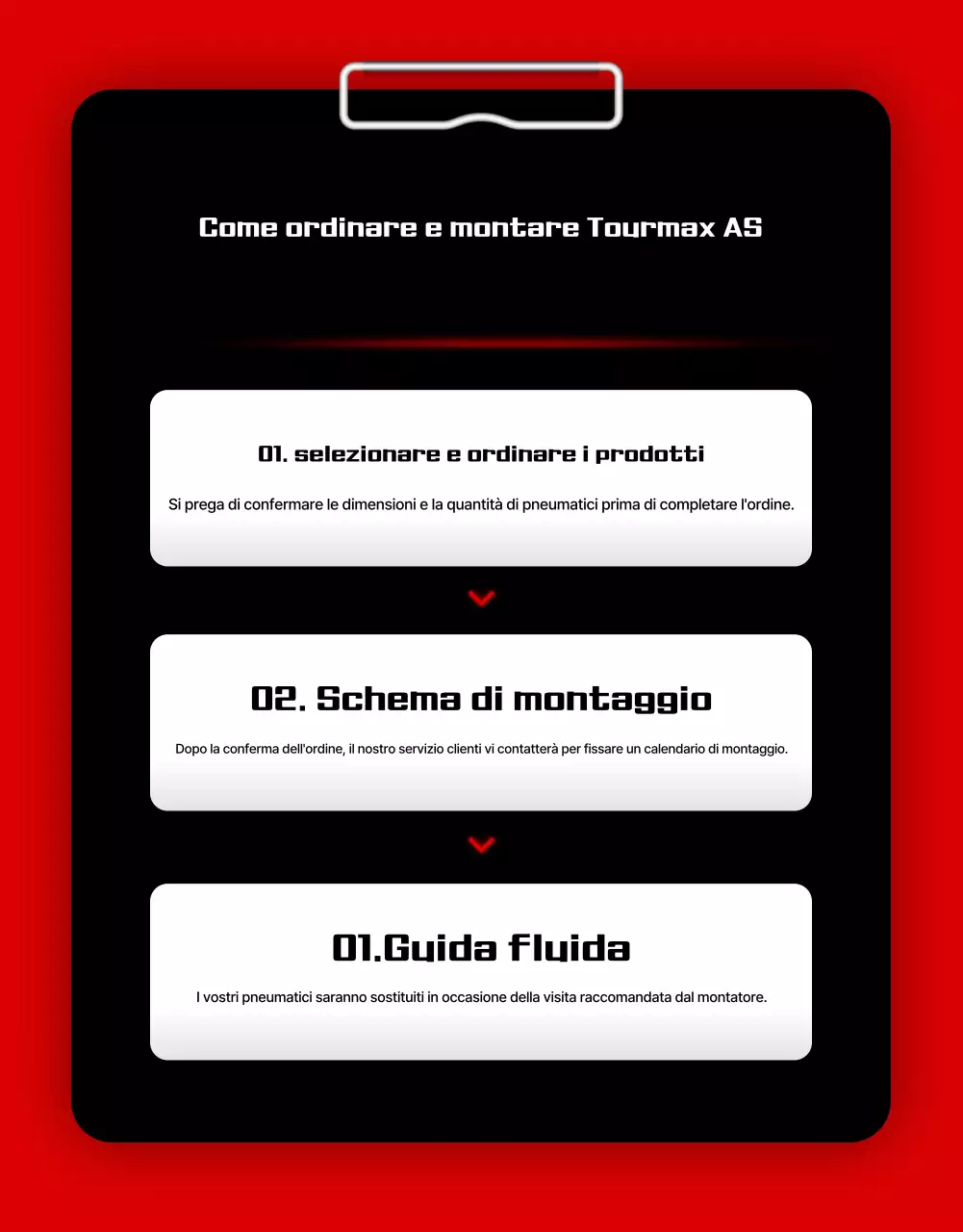 pubblicità di auto moderna rossa