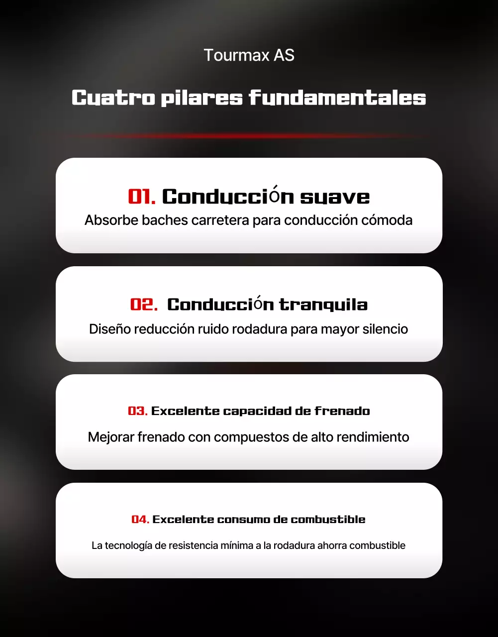 Anuncio de coche moderno rojo